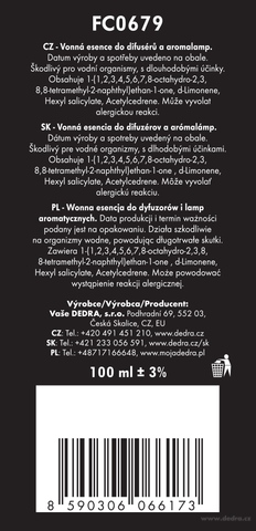 Etiketa k výrobku FC0679