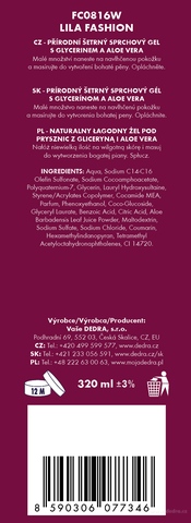 Etiketa k výrobku FC0816W