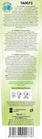 Etiketa k výrobku TA0073S Etiketa k výrobku TA0073S