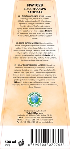 Etiketa k výrobku CP0809