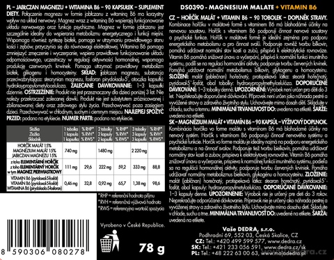 Etykieta produktu DS0390