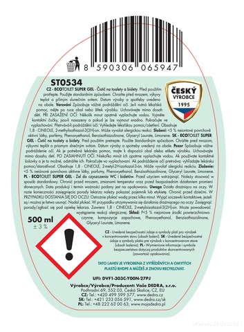 Etykieta produktu ST0534