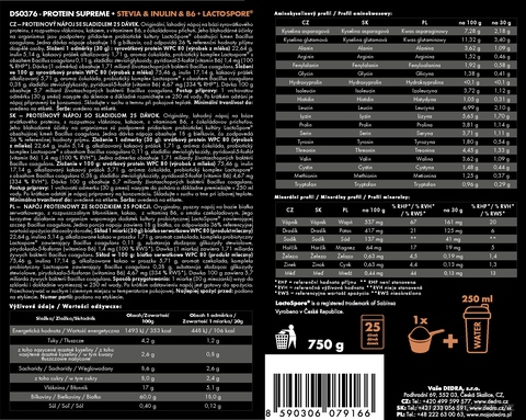 Etiketa k výrobku DS0376