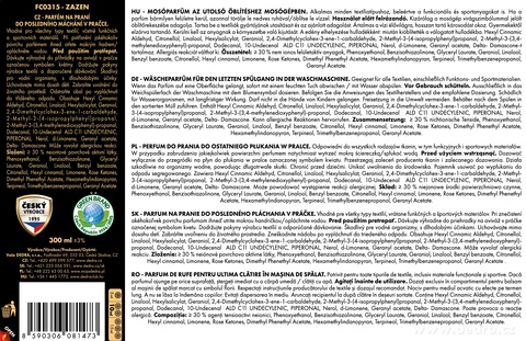 Etiketa k výrobku FC0315
