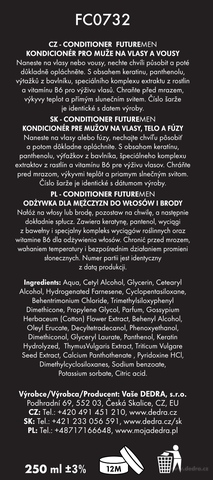 Etiketa k výrobku FC0732