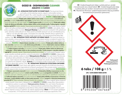 Etiketa k výrobku GC0318