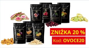 20% ZNIŻKI NA WYBRANE OWOCE LIOFILIZOWANE